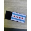 Unbranded TACTICAL CHICAGO FLAG EMBROIDERED 3" X 2" PATCH WITH