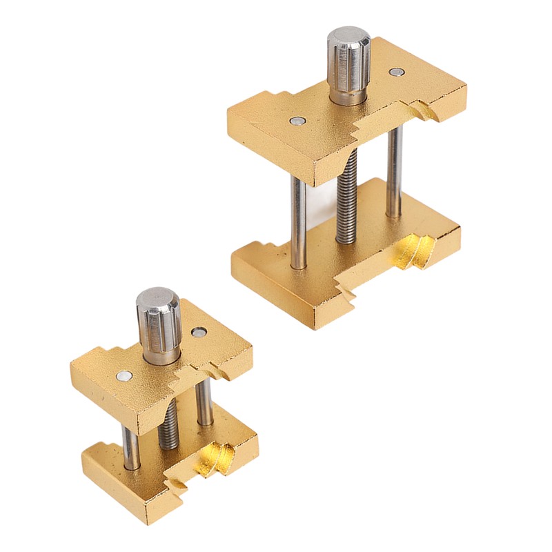 2pcs Movement Holder Aluminum Watch Repairing Movement Fixed Base Tool
