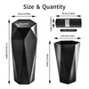 ZUYIST Car Bin Interior, Car Rubbish Bin with Lid, Mini