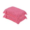Miracle Microfiber Scrubbing Sponge, Red Extra Scrubbing Power Sponge for