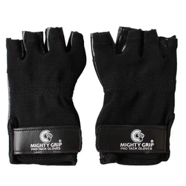 Mighty Grip Pole Dance Anti-Slip Professional Tuck Gloves (Black, S)