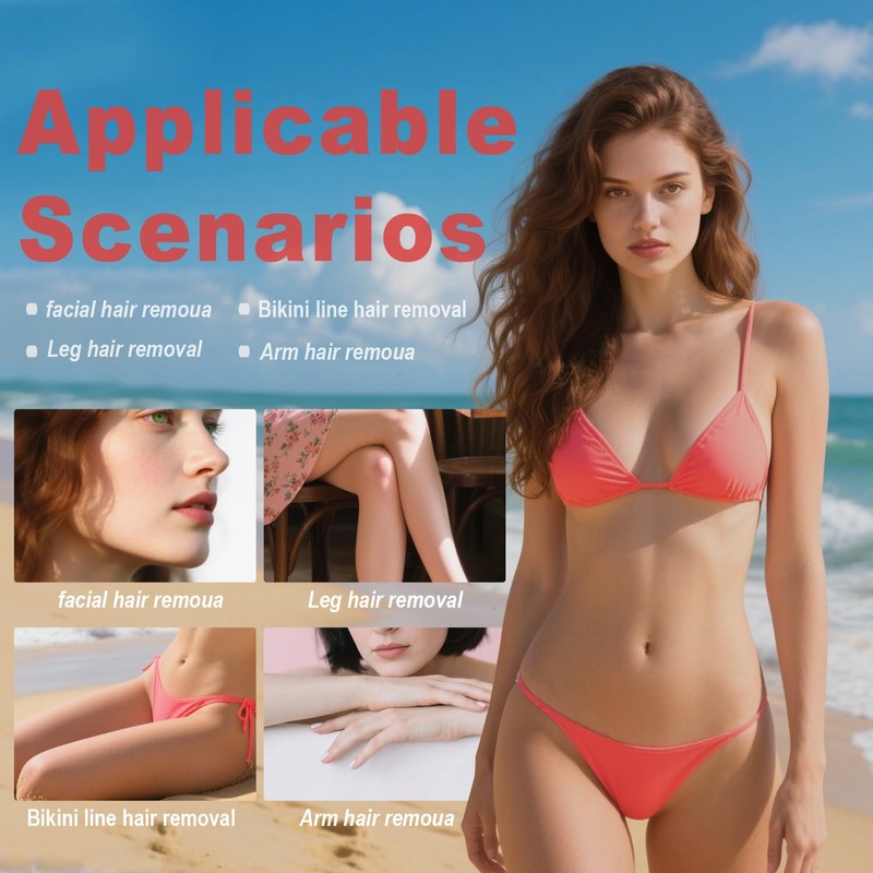 Universal Magnetic 7 Blades Head Shaver Replacement Blades Compatible with