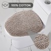 Better Trends Lid Cover for Toilet 100% Cotton Tufted Machine