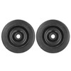 2Pcs Rubber Wheel 5kw-6.5kw Gasoline Engine Generator Mute Wheels Replacement
