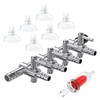 Pawfly 4-Way Aquarium Air Flow Control Lever Valve Splitter Distributor
