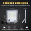 Willpower 2X 50W Flood Lights Outdoor,5000LM Bright Floodlight with Plug