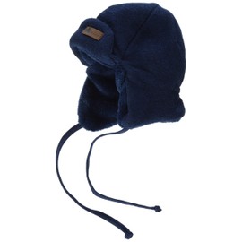Sterntaler Boys Aviator Hat with Ties, navy