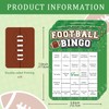 Partico Football Bingo Game, Football Party Games Football Bingo Card