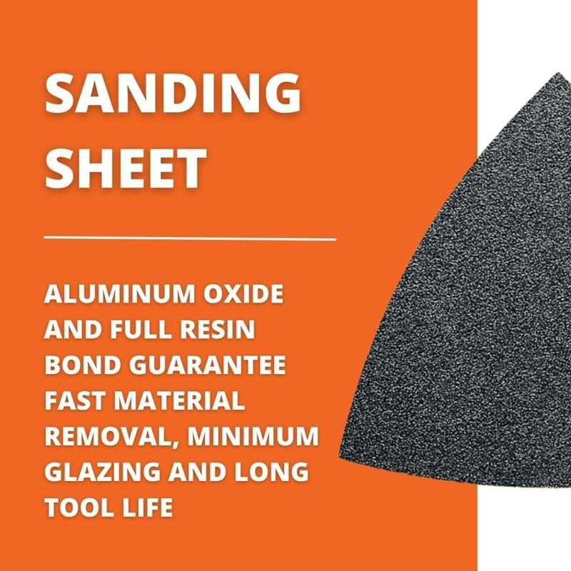 Fein 120 Grit Triangular Unperforated Sanding Sheet (Pack of 5)