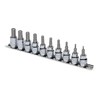 Eastwood 10 Piece 3/8in Drive Metric Hex Bit Set Chrome