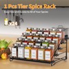 BOIVSHI 4 Tier Spice Rack for Cabinet, Spice Rack Organizer,
