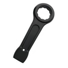 LEPEVNEY Slogging Box End Striking Ring Wrench Metric Slugging Flat Single Ring Spanner 36mm