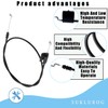 7101395YP Bail Cable Compatible with B-Riggs & S-tratton Lawn Mower
