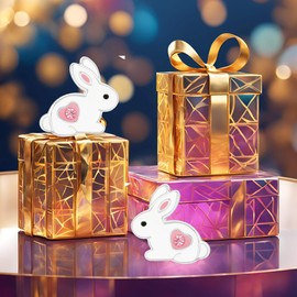 FIVE-D Children's Earrings Rabbit 925 Sterling Silver Easter, Sterling Silver, None