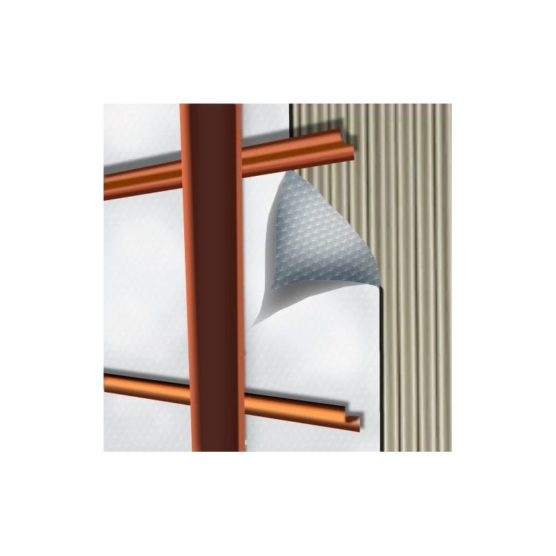 100sqft Reflective White Foam Core Insulation Radiant Barrier 48" X