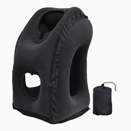 Mayeujds Inflatable Cuddling Pillow Flight Pillows for Long haul Flights Comfortable for Long Flight Comfortable and Portable, Easy to Travel