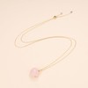 COAI Women's Gemstone Heart Pendant, Copper Rose Quartz copper, Quartz