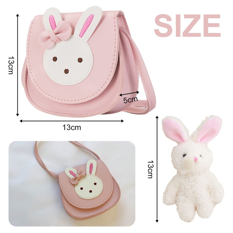 NINVVS 1 mini rabbit messenger bag, shoulder bag, PU leather