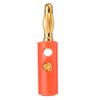 UP to 40Pcs Black Red Connector 4mm Gold Plated Banana