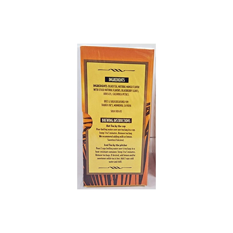 Trader Joe's Specialty Teas: Mango Black Tea (20 Bags) -