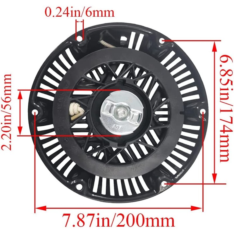 WOTIAN Recoil Starter 797747 Compatible with B&S Pull Start Assembly