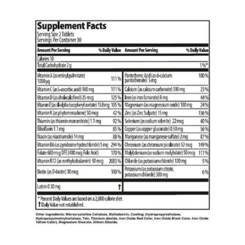 FARMASI NUTRIPLUS MULTIVITAMIN AND MINERAL FOR WOMEN SUPPLEMENT 60 TAB