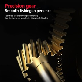 CuteHairy Baitcaster Fishing Reel, Low Profile Baitcasting Reel, 6.3:1 Speed Ratio Long Casting Metal Rocker Arms Left/right Hand Fishing Reel, Saltwater Fishing Reel AC2000 Purple (Right Hand)