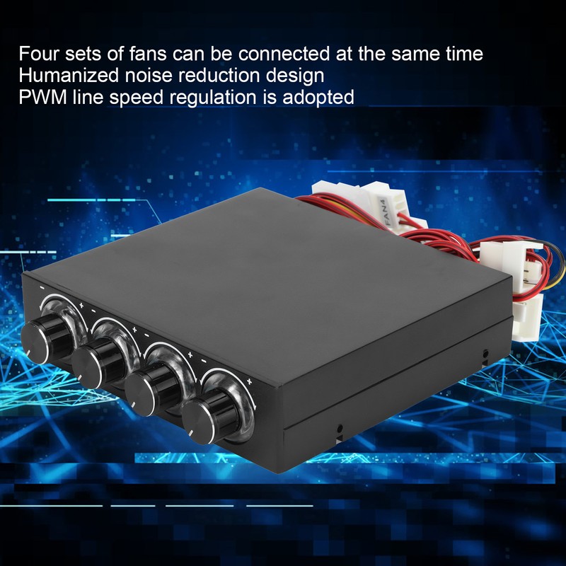 Cooling Fan Controller Humanized Noise Reduction Multifunctional PWM Speed Controller