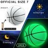 Jenaai 3 Pcs Glow in The Dark Basketball Set, Includes