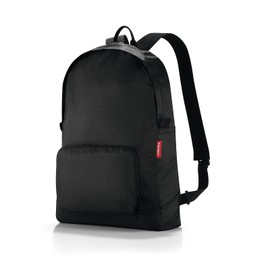 reisenthel Mini Maxi Rucksack, Travel Bag, Backpack, Foldable, black, AP7003
