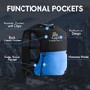 Haimont Hydration Running Vest with 2 Soft Flasks for Hiking