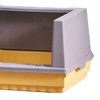 Cat Litter Box Semi Enclosed Heightened Fence Prevent Leakage Large