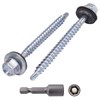 Pack of 80 Zinc Plated Steel Self Tapping Screws DIN
