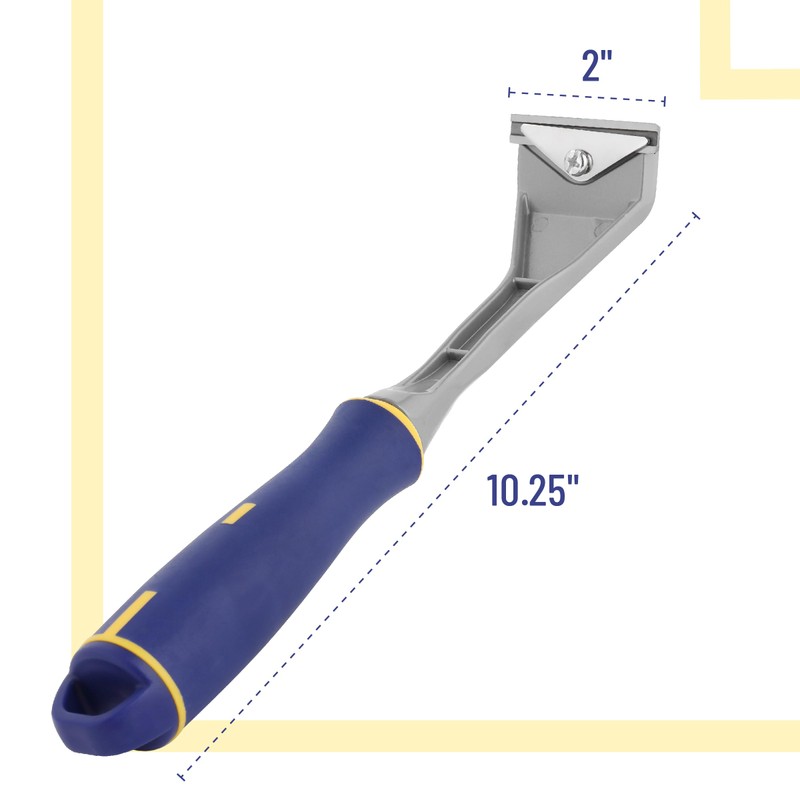 Bates- Carbide Scraper, 2 inch, Double-Edged Tungsten Steel Blade, Paint