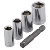 wolfcraft Wrench Socket Set (A/F 7,8,10,13), 5 Pcs. I 2413000