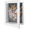 Golden State Art, 8x10.5 Shadow Box Frame Display Case, 2-inch