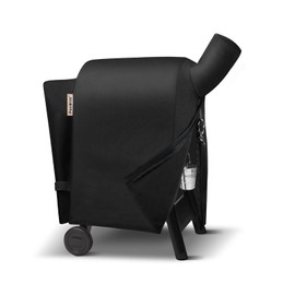 Pellet Grill Cover for Traeger Pro 22/575 Series with Zipper Easy On/Off,Upgraded Heavy Duty Rip-Proof Smoker Cover,Waterproof Fade Resistant Grill Cover with Straps for Traeger Lil'Tex Elite,Eastwood