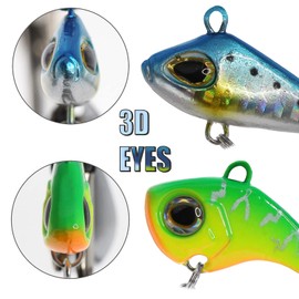 Zander Bait 10 Pieces for Zander Pike Perch Fishing Bait (12g, A)