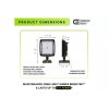 Commercial Electric 8500 Lumens LED Area Light - Dusk to