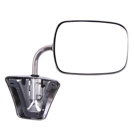 OCPTY Driver And Passenger Side View Mirrors Compatible With 1973-1991For Chevy Blazer Suburban 1973-1987 Pickup Truck1988-1991 Pickup Truck1978-1991 Van Metallic Finish Manual Fold Non-Heated Abs