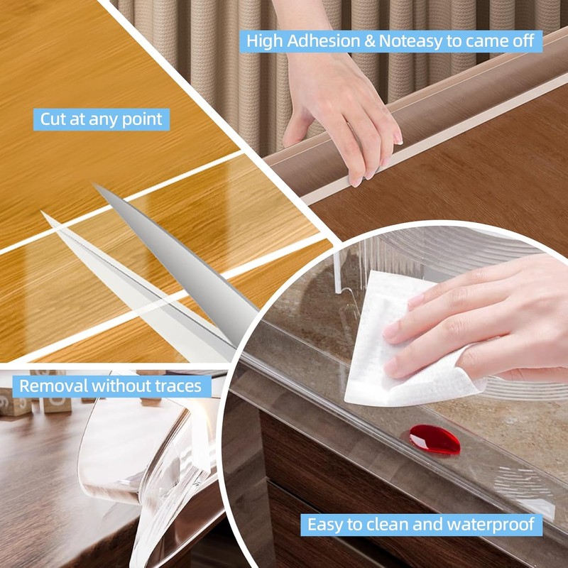 13.12 FT Clear Edge Corner Protector Baby Proofing Furniture Table