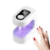 Small UV Light for Nails | Fingernail Curing Dryer USB Charging - 2 Timing Modes Portable Curing UV Nail Light for Manicure Salon Practice Home Travel