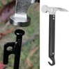 Camping Mallet Tent Stake Peg Puller Hammer Remover Aluminum Alloy