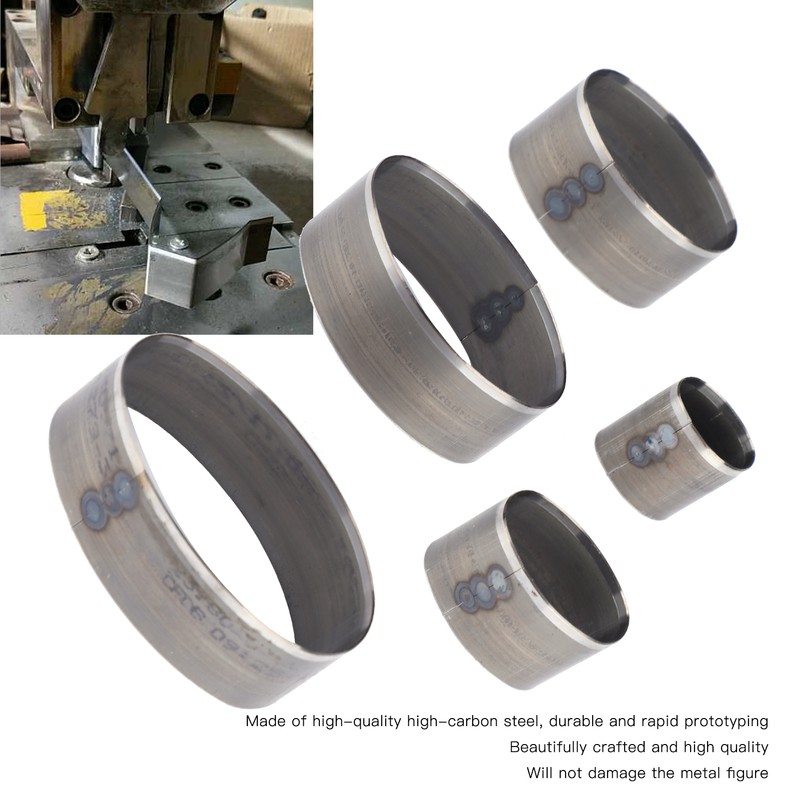 5Pcs Leather Punch Die Set Cutter Hollow Oval Cutting Mold