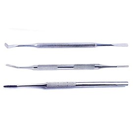 Nail Files and Probe Podiatry Tools - German Forged - Single Sided Nail File/Swan Neck Probe/Toenail Lifter Chiropodist Kit – Hospital Grade