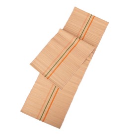 KAZI KAZI Essentials Boho Woven Table Runner, Decorative Easter Raffia Runner with Stripes, Eco-Friendly Handmade by African Artisans 72" Long, Colorful Stripes