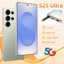 Free Shipping Hot Selling S24 S25 5g Smartphone Deca Core Cpu Lte Cellular 16gb Ram 128gb/256gb/512gb/1tb Mobile Phone Wholesalecolor: Black, ram: 12g, storage capacity: 512GB, plug: EU