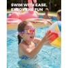 OMID Kids Swim Goggles, P2mini Lite Clear Lens Goggles for