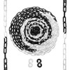 10 Meter 6MM Thickness Plastic Chain - Black & White