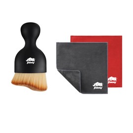 Jimny Dedicated Car Cleaning Dusting Brush, Car Cleaning Goods, Car Brush, Car Wash Towel, JIMNY Custom Car Supplies, Convenient Goods, Set of 3